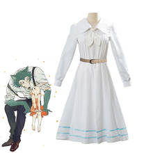Disfraz de Anime Beastars Haru para mujer, vestido de Lolita Haru, falda, uniforme escolar, traje de uniforme japonés de conejo blanco 2024 - compra barato