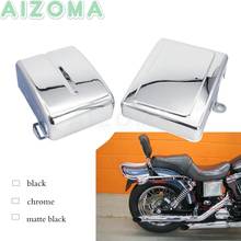 Left Right Battery Side Cover Guards Protector For Harley Dyna 2012-2017 Fat Street Bob Low Rider Super Wide Glide S FXD FLD 2024 - buy cheap