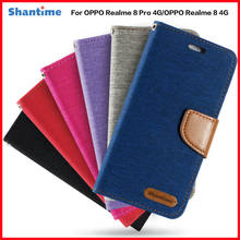 Leather Flip Case For OPPO Realme 8 Pro 4G Business Case For OPPO Realme 8 4G Card Holder Silicone Photo Frame Case Wallet Cover 2024 - buy cheap