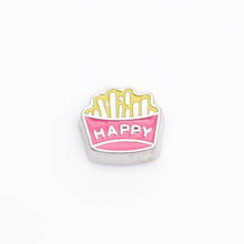 Fries, Floating charms,Fit floating charm lockets, FC0131 2024 - buy cheap
