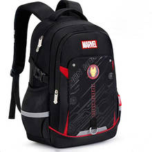 Disney marvel school bags for boy iron man captain america large capacity water proof light school backpack teenage kids mochila 2024 - buy cheap