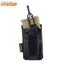 Excelente elite spanker bolsa de mag único para m4 m14 m16 ak ar elástica bolsa canguru para rifle e pistola 2024 - compre barato