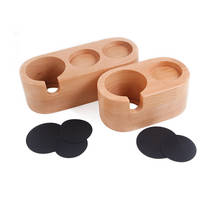 1PC Sturdy wooden Coffee Tamper Holder Tamping Stand 58mm Barista Shelf Mat Espresso Coffee Machine Handle Tools Bracket 2024 - buy cheap