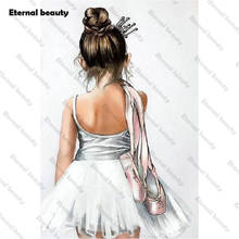 Ballerina Girl Diamond Embroidery Diy Full Square/Round Drill Diamond Painting Cross Stitch Kits Rhinestone Picture Home Decor 2024 - buy cheap