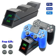 PS4/Pro/Slim Controller Charger Stand PS 4 Gamepad Wireless Joystick Charging Dock Station for Playstation Dualshock 4 2024 - buy cheap