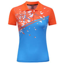 New Badminton short sleeve shirts Women ,Table Tennis shirts ,sports Running Tops Tees , Tennis shirts 3868# 2024 - buy cheap