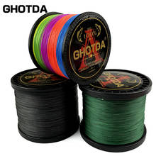 GHOTDA 8 Strands Super Strong Smoother Multicolor Multifilament Fishing Line 500M 300M 100M Weave Wire 18-96lb 2024 - buy cheap