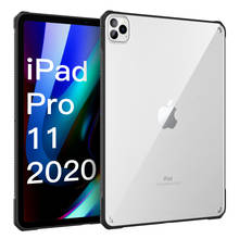 MoKo-Funda Flexible de TPU para iPad Pro, 11 ", 2018/2020 [soporte para lápiz 2 Función de carga], cojín parachoques con borde, combina 2024 - compra barato