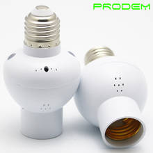 PRODEM brand 85-265V 2pack voice sensor holder E27 srcew sockets voice control 40W 2024 - buy cheap