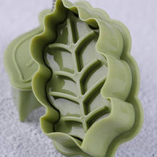 4 Pçs/set DIY asse mold folha forma cookie cutter biscuit moldes 3D ferramenta da cozinha 2024 - compre barato