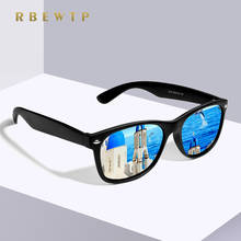 Rbewtp 2019 moda polarizada óculos de sol homem condução espelho pontos revestimento preto quadro máscaras óculos masculinos uv400 2024 - compre barato
