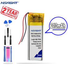 HSABAT-batería 210 DE 301030 mAh para auriculares Bluetooth, pulsera inteligente, reloj, cámara, GPS, juguetes, celdas Lipo, novedad 2024 - compra barato