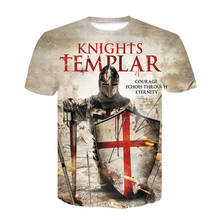 Knights Armor 3D Printed men t shirt Knights Templar Harajuku Fashion Short sleeve shirt summer street Casual Unisex tshirt 2024 - buy cheap