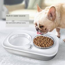 Dog Bowl dog double bowl small and medium dog bowl cat bowl cat automatic drinking water pot Pet Bowl 2024 - buy cheap