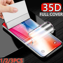 ZVRUA-Película de hidrogel 35D para iPhone, Protector de pantalla suave para iPhone 7, 8 Plus, 6, 6s Plus, X, XS, XR, XS Max, 11 Pro Max 2024 - compra barato