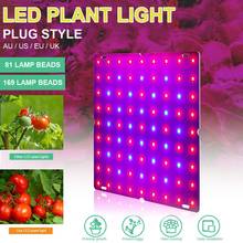 Светодиодная фитолампа полного спектра для выращивания растений, лампа для комнатных теплиц и гидропонных цветов 2024 - купить недорого