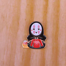 Tejer sin cara pin Ghibli anime fans fun flair, Adición 2024 - compra barato