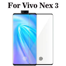 Изогнутое закаленное стекло с полным покрытием для Vivo Nex 3, защитная пленка для экрана, стекло для Vivo Nex 3 2024 - купить недорого