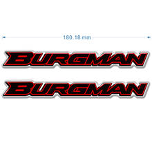 Emblema para motocicleta suzuki burgman, adesivo para scooter, 125, 200, 400, 650, 2015, 2016, 2017 2024 - compre barato