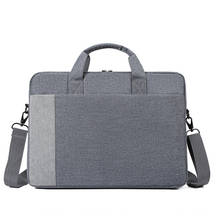 Bolsa para laptop unisex, bolsa à prova d'água de 14 polegadas com alça protetora para viagem, bolsa de ombro para laptop e computador 2024 - compre barato