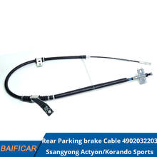 Baificar-Cable de freno de estacionamiento trasero genuino, accesorio para Ssangyong Actyon / Korando Sports, 4901032203 , 4902032203 2024 - compra barato