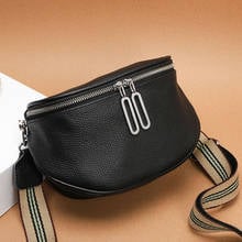 Luxury Genuine Leather Women Shoulder Bag High Quality Durable Soft Leather Female Handbag Fashion Casual Grils Saddle Bag SAC 2024 - buy cheap