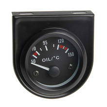 Ponteiro de carro universal, 2 ", 52mm, medidor de temperatura do óleo, 50-150 ℃, novo, 1xcf 2024 - compre barato