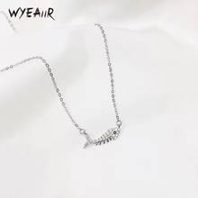 Collar femenino con cadena de clavícula de plata esterlina 925 de WYEAIIR 2024 - compra barato