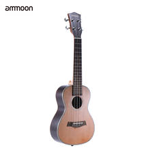 HOT ammoon 24" Korean Pine Acoustic Concert Ukulele Ukelele Uke Wooden 18 Frets 4 Strings Okoume Neck Rosewood Fretboard 2024 - buy cheap