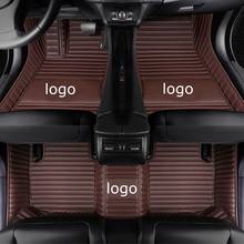 Car Floor Mats Fit for Ssangyong Rodius ActYon Kyron Rexton Chairman Tivolan Tivoli Korando Auto Carpet Car Accessories Coffee 2024 - buy cheap