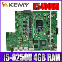 Akemy X540UBR Laptop Motherboard For Asus X540UB X540UBR X540UV REV 2.0 MainBoard W/ i5-8250U CPU 4GB RAM (V2G) 2024 - buy cheap