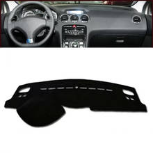 SJ Car Inner Auto Dashboard Cover Dashmat Pad Carpet Sun Shade Dash Board Cover Fit For Peugeot 308 2008 2009 2010 2011 2012 13 2024 - buy cheap