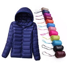 Plus Size 6XL 7XL Spring Autumn Winter Jacket Women Ultra Light Windproof Outwear Warm Womens Duck Fur Down Coat Hooded Parkas 2024 - buy cheap