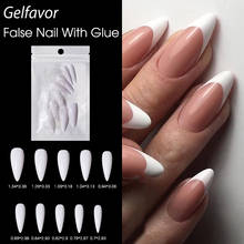 Gelfavor Fake Nails With Glue Gel Polish Artificial Clear Tips For Nails Design Full Cover False Press On Nail Manicure Tools 2024 - buy cheap