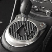 Fit For Nissan 370Z Z34 2009- Up Automatic Transmission Console Insert  Sticker Carbon Fiber Gear Shift Panel Cover Trim 2024 - buy cheap