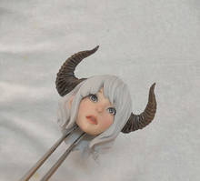 In Stock Collectible Japan Anime 1/6 Scale Devil Mother Shinozaki Female Head Carved for 12'' Figures Body 2024 - buy cheap