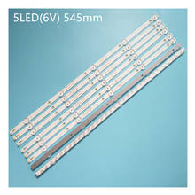 New 40 PCS/lot 5LEDLED backlight strip for 55PUF6092 K550WDC1 A2 4708-K550WD-A2113N01 471R1P79 4708-K55WDC-A1113N01 2024 - buy cheap