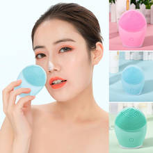 Escova facial de silicone, escova para limpeza facial à prova d'água, para limpeza profunda e remoção de cravos 2024 - compre barato