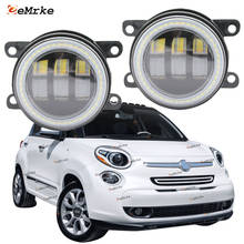 Luces Led antiniebla de circulación diurna, lámpara con lente de corte, Ojo de Ángel, DRL, para Fiat 500L, 330 NA, 2013, 2014, 2015, 2016, 2 uds. 2024 - compra barato