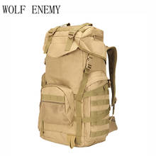 60L Men Military Bag Tactical Backpack Travel Camping Rucksack Climbing Mountaineering Bag Sport Outdoor Molle Army Bag 2024 - buy cheap