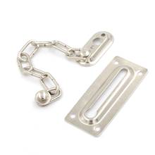 1 Pc Door Chain Lock Cabinet Locks Safety Guard Security Lock For DIY Home Door Tools Silver Color Wholesale 2024 - buy cheap