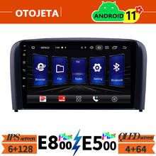 Radio Multimedia con GPS para coche, Radio con reproductor de vídeo, Android 11, 6GB de Ram, 2005 GB de Rom, estéreo, HU, para Volvo S80 2006 128 2024 - compra barato