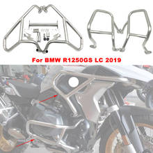 Motorcycle Stainless Steel Bumper Engine Crash Bars Extensions Guard Protector fits For BMW R1250GS LC  2019 R 1250 GS  R 1250GS 2024 - buy cheap