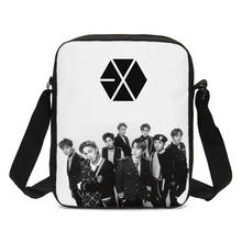 2020 moda quente exo sacos do mensageiro das mulheres crianças crossbody sacos bolsa casual meninas livro bolsa de ombro pequeno exo bolsas 2024 - compre barato