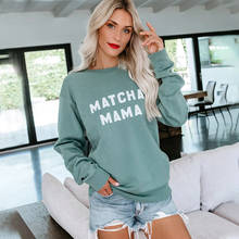 Sweatshirt Women Hoodie Oversize Pullover Kawaii Green Fleece Top Casual O Neck Female Streetwear Daily White Jumper LQ-LXW08 2024 - buy cheap
