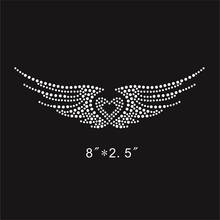 Flying wings strass iron hot fix rhinestone transfer motifs iron on crystal transfers design iron on applique patches for shirt 2024 - buy cheap