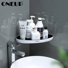 ONEUP Wall-Mounted Triangle Bathroom Corner Shelf Organizer For Shampoo Storage Shelf For Home and Kitchen Bathroom Accessories 2024 - buy cheap