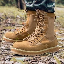 Suela de goma marrón combate botas desierto nos ejército verde bota militar táctico Beige de los hombres botas en venta 2024 - compra barato