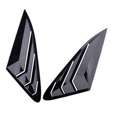 1 Pair Car Glossy Black Side Vent Window Scoop Louver Cover Trim ABS Fit for Kia K5 Optima 2021 2022 2024 - buy cheap