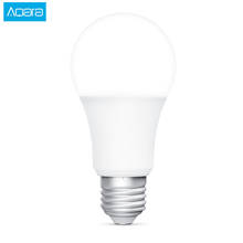 Aqara smart led lâmpada zigbee 9w e27 2700k-6500k cor branca 220-240v inteligente remoto lâmpada led para automação residencial inteligente 2024 - compre barato